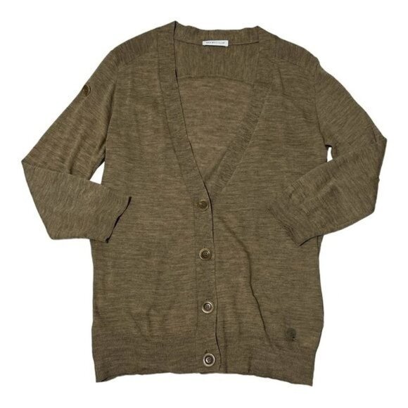 See by Chloe Wool Alpaca Brown Relaxed Fit Cardigan Size 4 - Picture 3 of 12
